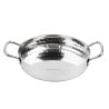 Piatto in Acciaio Inox Martellato Presentazione Tavola 150mm - Gastronoble