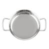Piatto in Acciaio Inox Martellato Presentazione Tavola 150mm - Gastronoble