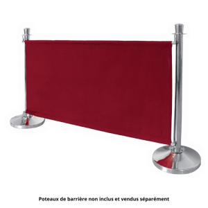 Barriera In Tela Rossa E Fissaggi - Bolero - Fourniresto