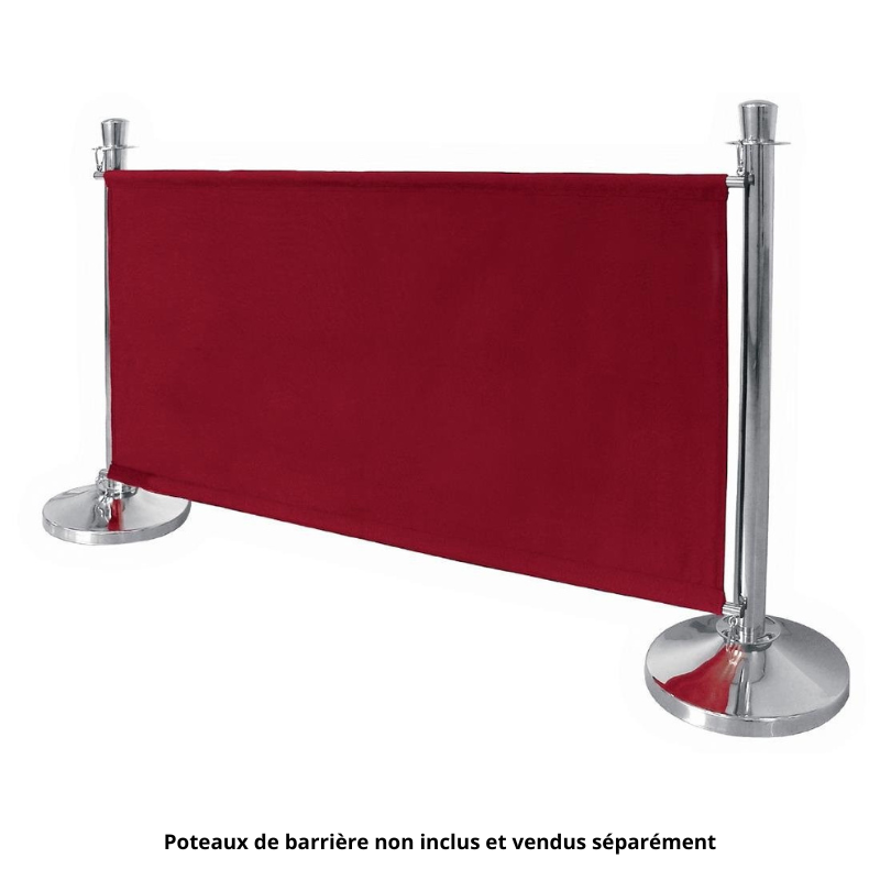Barriera In Tela Rossa E Fissaggi - Bolero - Fourniresto