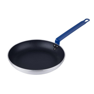 Non-stick Aluminum Frying Pan Teflon Plus Blue Handle 28cm - Gastronoble