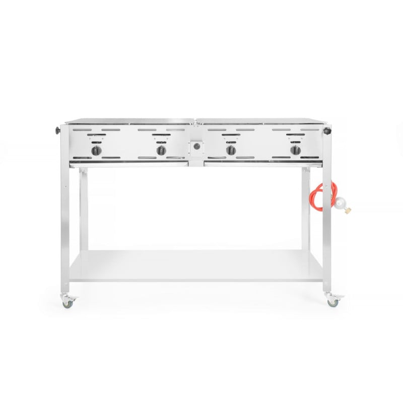 Barbecue a Gas Alta Capacità Grill-Master Quattro - Marca HENDI