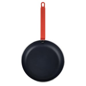 Padella Antiaderente in Alluminio Teflon Manico Rosso 240mm - Gastronoble