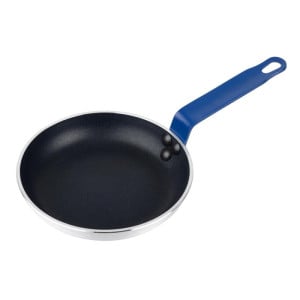Padella in Alluminio Antiaderente Teflon Manico Blu 20cm - Gastronoble