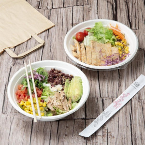 Coperchi PET Fiesta Riciclabili per Poke Bowl 682 e 909 ml - Confezione da 50 - Gastronoble