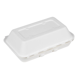 Vaschette Alimentari in Bagassa Fiesta Compostabile 400x335mm - Lotto di 200 - Fiesta Green