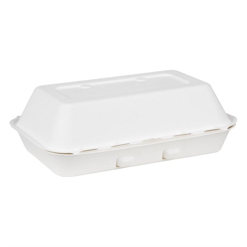 Vaschette Alimentari in Bagassa Fiesta Compostabile 400x335mm - Lotto di 200 - Fiesta Green