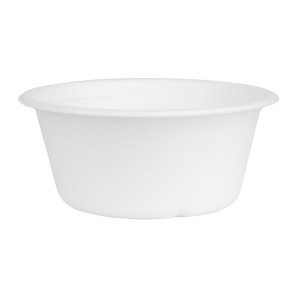 Ciotole in Bagassa Fiesta Compostabile 400 ml - Confezione da 50 - Gastronoble