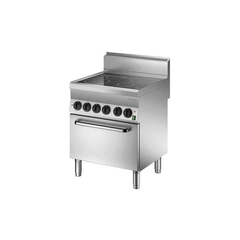 Forno a 4 zone radianti con forno elettrico GN1/1 Serie 650