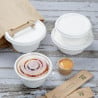 Ciotole in Bagassa Fiesta Compostabile 900 ml - Confezione da 50 - Gastronoble