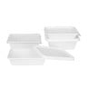 Compostable Bagasse Food Trays Fiesta 500ml - Pack of 100 - Gastronoble