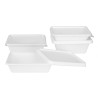 Vaschette Alimentari in Bagassa Compostabile 1000ml - Confezione da 100 - Fiesta Green