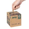 Cubo di Fazzoletti Riciclati 100 Fogli - Confezione da 36 - Jantex