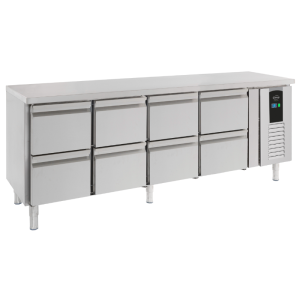 Tavolo Refrigerato Positivo a 8 Cassetti Energy Line - 393 L