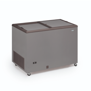 Congelatore a Pozzetto Professionale Inox e Coperchio Opaco - 300 L