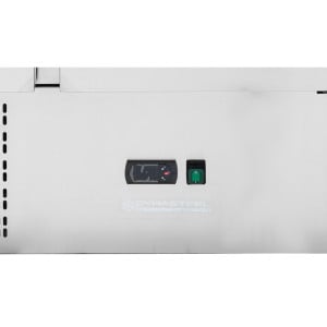 Tavolo Refrigerato Positivo con Alzatina - 2 Porte e 2 Cassetti GN 1/2 - Dynasteel