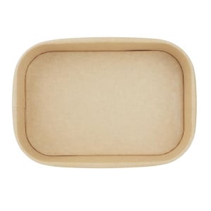 Vaschette Alimentari Rettangolari Riciclabili 1L - Confezione da 300 - Fiesta Green
