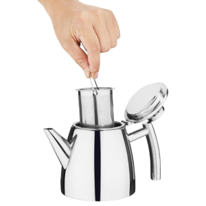 Teiera Isolata Conica in Acciaio Inox - 0.35 L