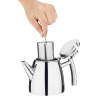 Teiera Isolata Conica in Acciaio Inox - 0.35 L