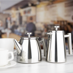Teiera Isolata Conica in Acciaio Inox - 0.35 L