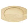 Tavola per Piatto Ovale in Ghisa - 230x135 mm