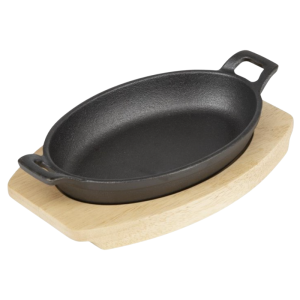 Tavola per Piatto Ovale in Ghisa - 230x135 mm