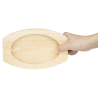 Tavola per Piatto Ovale in Ghisa - 210x120 mm