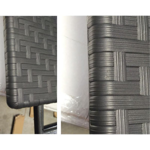 Tavolo Pieghevole Quadrato Nero - 62 x 62 cm - Bolero