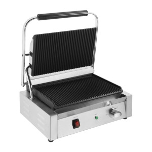Grill Panini a Contatto - Piastre Rigate - Buffalo