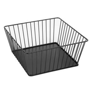 Cestino Quadrato in Metallo 230 x 230 mm - Olympia