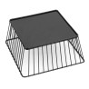 Cestino Quadrato in Metallo 230 x 230 mm - Olympia