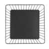 Cestino Quadrato in Metallo 230 x 230 mm - Olympia