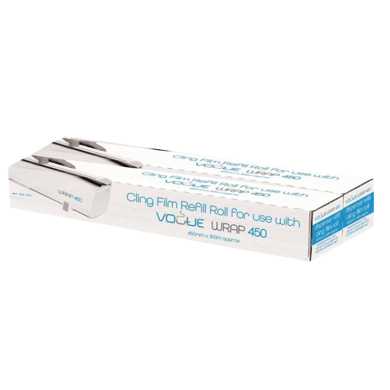 Rotoli di Pellicola Alimentare per Distributore Wrap 450 - Confezione da 2 - Ricondizionato Rotoli di Pellicola Alimentare per Distributore Wrap 450 - Confezione da 2 - Ricondizionato