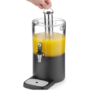 Fontana per Succo di Frutta UNIQ 4 L - Nero - HENDI
