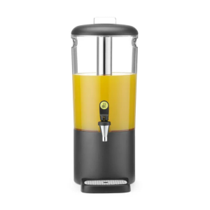 Fontana per Succo di Frutta UNIQ 8 L - Nero - HENDI