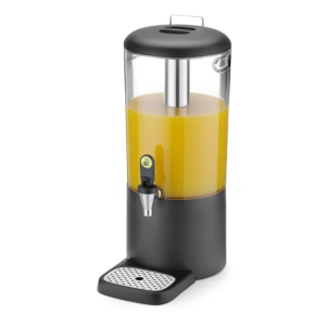 Fontana per Succo di Frutta UNIQ 8 L - Nero - HENDI