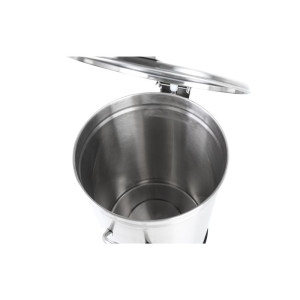 Pattumiera Inox con Pedale - 100 L - Dynasteel