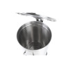 Pattumiera Inox con Pedale - 100 L - Dynasteel