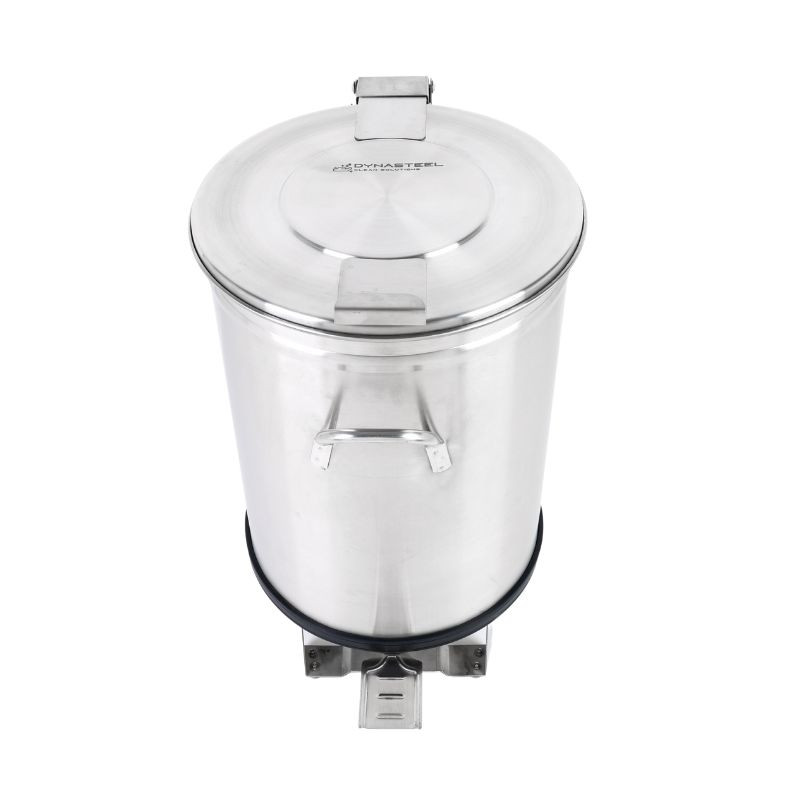 Pattumiera Inox con Pedale - 100 L - Dynasteel