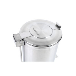 Pattumiera Inox con Pedale - 100 L - Dynasteel
