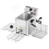 Friggitrice Professionale 8 L con Scarico - Dynasteel