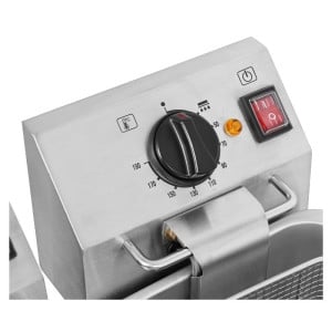 Friggitrice Professionale 2 x 4 L - Dynasteel