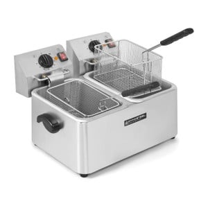 Friggitrice Professionale 2 x 4 L - Dynasteel