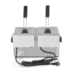 Friggitrice Professionale 2 x 4 L - Dynasteel