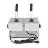 Friggitrice Professionale 2 x 4 L - Dynasteel