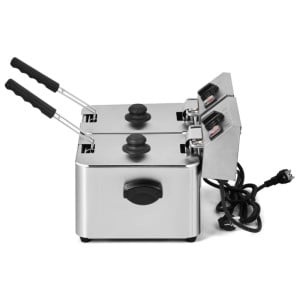 Friggitrice Professionale 2 x 4 L - Dynasteel