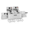 Friggitrice Professionale 2 x 4 L - Dynasteel