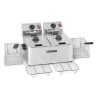 Professional Deep Fryer 2 x 4 L - Dynasteel