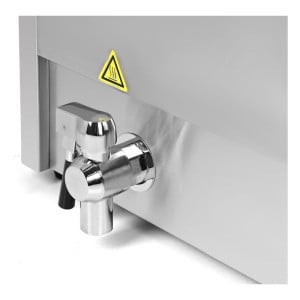 Friggitrice Professionale 2 x 8 L con Scarico - Dynasteel