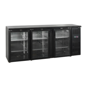 Retrobar Refrigerato 3 Porte in Vetro - 442 L | TEFCOLD CBC310G